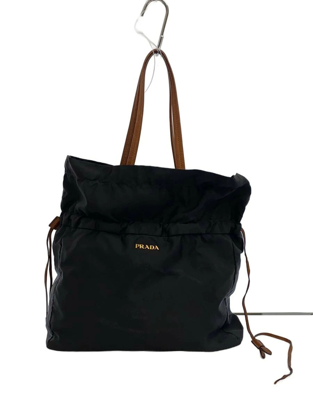 Prada Tote Bag Black Drawstring